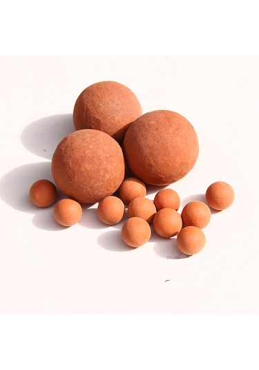 Karides Tourmaline Turuncu Mineral Top. 8-10 Mm 5 Adet