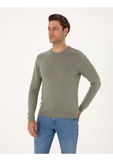 Pierre Cardin Erkek Açık Yeşil Kazak /triko 50314192-vr255 Açık Yeşil