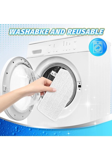 Crackedice Vileda Steam Xxl Buharlı Paspas Aksesuarları İçin Paspas Pedi Yıkanabilir Paspas Bezi