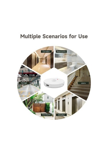 Anjiexun Tuya Akıllı İnsan Hareket Sensörü Wifi İnsan Vücudu Pır Hareketini Algılar