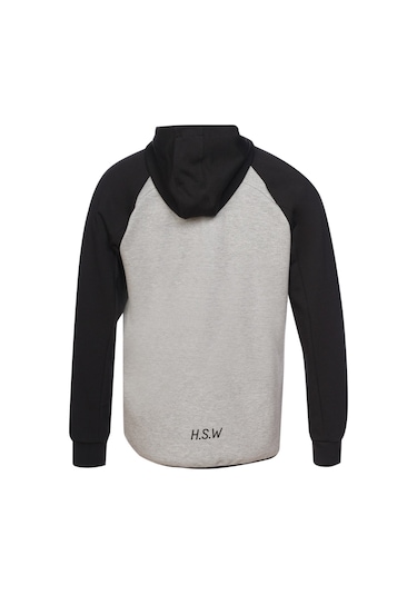 Hummel Nova Zıp Hoodıe Erkek Fermuarlı Ceket Gri Gri