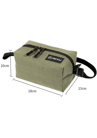 Suntek Açık Kamp Doku Kutusu, Seyahat Için Tuval Asılı Yeşil