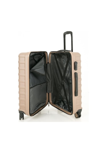 Polo Abs Kabin Orta Ve Büyük Boy Gold 3'lü Valiz Seti Gold