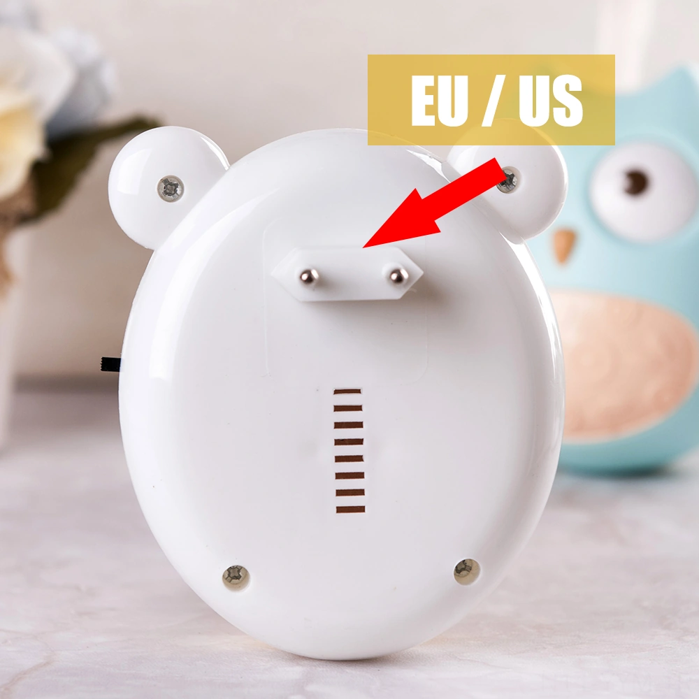 Geeksen Ev İçin Led Elektronik Sinek Öldürücü, Ultra Kucuk Soketli, Sessiz Gece Lambası, Çevre Dost, Mavi, Avrupa Standartı