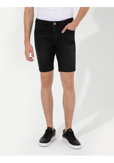 Pierre Cardin Erkek Antrasit Jean Şort 50251524-vr006 Antrasit