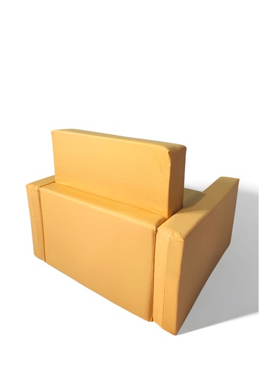 Katlanır Yer Yatağı - Çocuk Koltuğu - Bebek Yatağı 0-5 Yaş Sarı