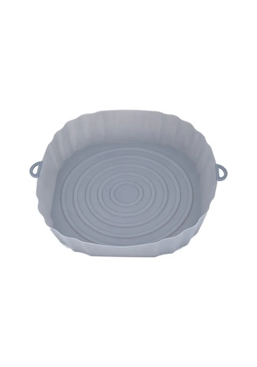 4 Adet Air Fryer Tava Silikon Sepet Yeniden Kullanılabilir Airfryer Tencere Tava Astarı Çok Renkli