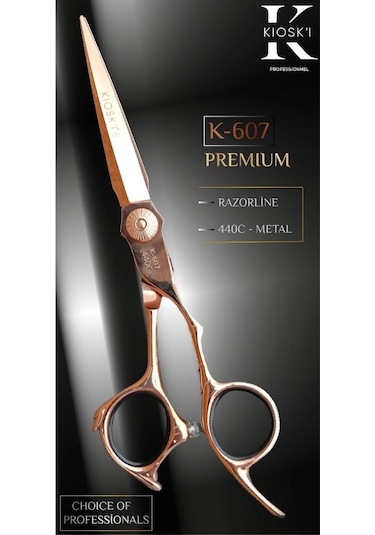 Kioski Profesyonel Premium Lüks Makas 440-c 6 Numara K-607