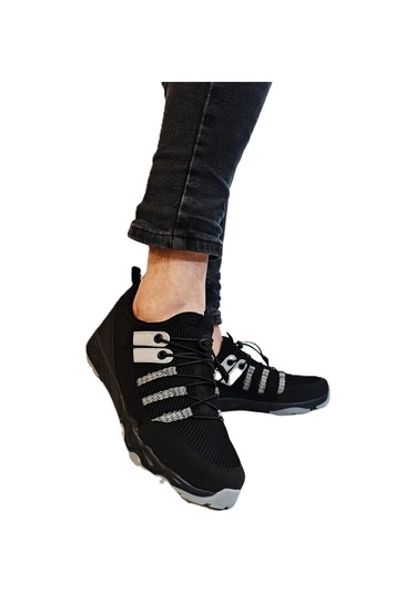 M.p 2318 Siyah Fuspetli Kaymaz Aqua Spor Ayakkabı Siyah