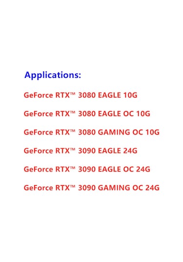 T128015Su Geforce Rtx3080 Rtx3090 Gigabyte Rtx 3080 Rtx 3090 Fanı