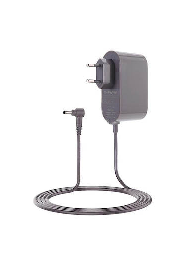 Teltree Dyson V10 V15 Süpürgeleri İçin 30.45v 1.1a Gri Eu Şarj Adaptörü - Plastik Malzeme