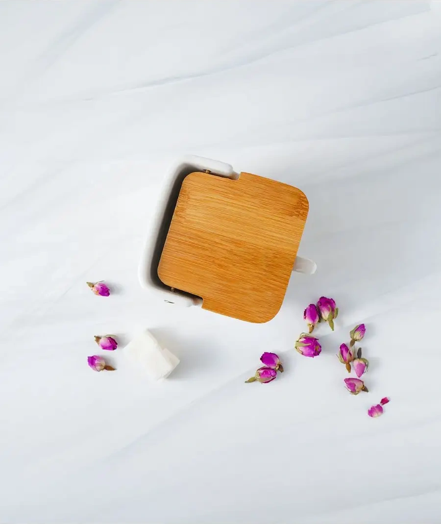 Skyphos Kapaklı Ve Kaşıklı Şekerlik 280 Ml 139442610 Beyaz