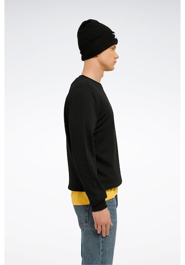 Reebok Rı Ft Left Chest Cr Siyah Erkek Sweatshirt 000000000101449935 Siyah