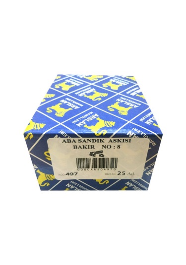 Arslan Mamulleri Sandık Askısı No 8 Eskitme 25 Adet