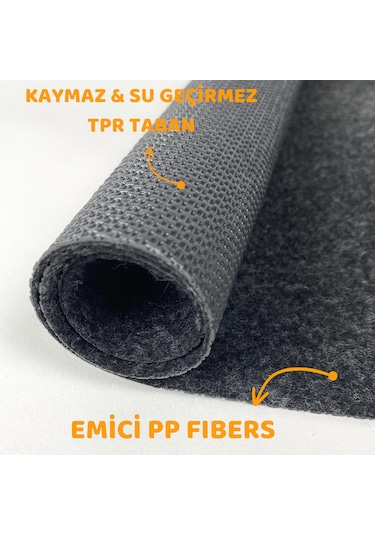 Beylini Lavabo Altı Matı Sıvı Geçirmez Kaymaz Taban 60x76 Cm