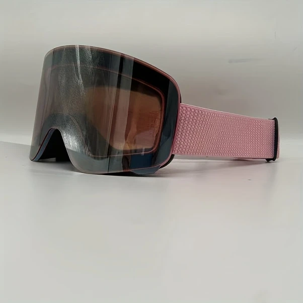 Willowhaven 2024 Siyah Popüler Kayak Gözlüğü Çift Katman Lens Anti Fog Rüzgar Korumalı Unisex