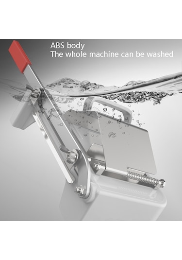 Kuzu Dilimer Ev Manuel Sebze Kesici Et Dilimleyici Beyaz , Boyut:beyaz Beyaz