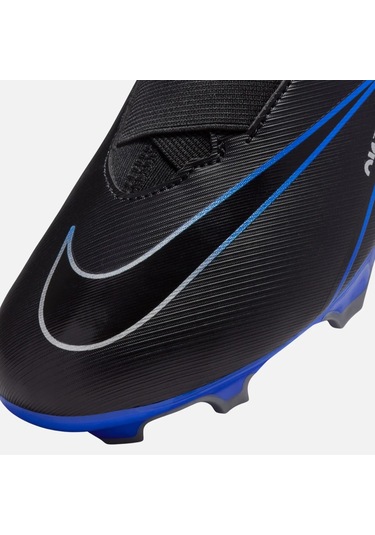 Nike Mercurial Air Zoom Vapor 15 Academy Fg/mg Çoraplı Çocuk Kramponu Siyah Siyah