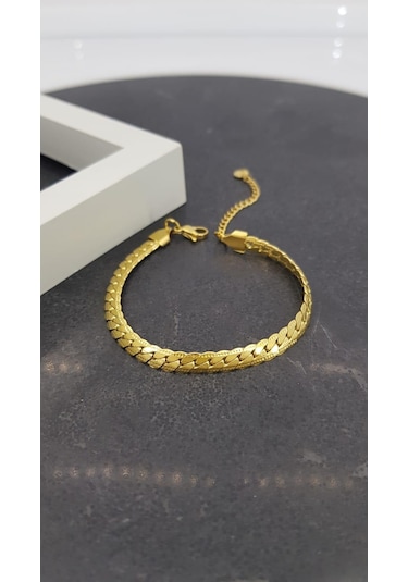 Klasik Çelik Bileklik Sns403429 Gold