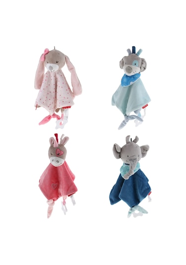 Dolıty Peluş Battaniye Diş Çıkarma Güvenlik Mavi-köpek Mavi Köpek Çok Renkli