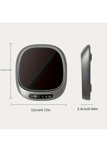 Honeybeeshop Mommed Akıllı Sabit Sıcaklık Dokunmatik Gri Isıtma Pedi 3 Hız Usb Güçlü İzolasyonlu Çay Süt Sıcak Çikolata İçin Ev Ofis