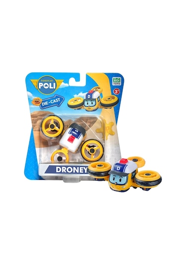 Robocar Poli Metal Araç Karakter Figürler - Droney Standart