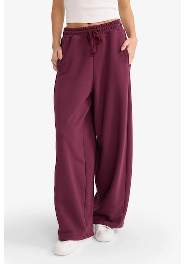 Defacto Bordo Kadın Eşofman Altı F3364ax/br232 Bordo