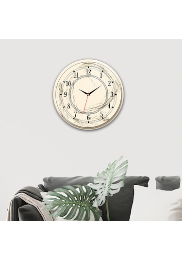 Decorita Cam Saat | Classic Cream | Çap40cm Çok Renkli