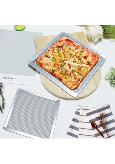 Suntek Pizza Tepsisi Ağ Kek Kalıbı Dıy Pişirme Fırın Çok Amaçlı 10 İnç