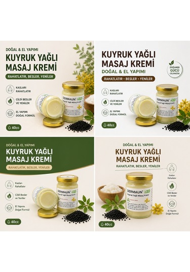 Dermaun Kuyruk Yağlı Masaj Kremi 105 ML