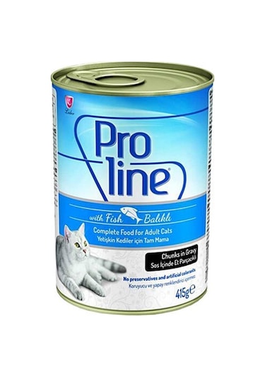Proline Balıklı Konserve Yetişkin Kedi Maması 24 x 415 G