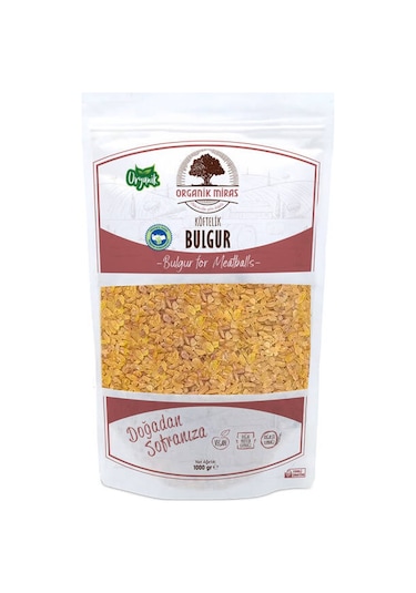 Organik Köftelik Bulgur 1kg