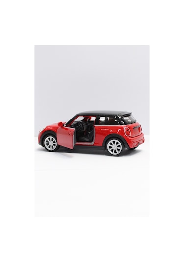 Toyaş Kırmızı Yeni Mini Cooper Çek Bırak Metal Oyuncak Araba 11Cm