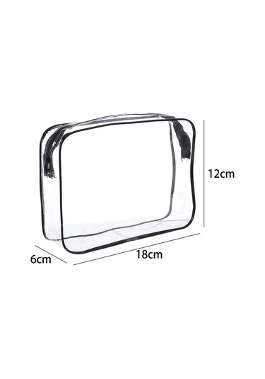 Homyl Saç Aksesuarları Için Temizle Makyaj Çantası Seyahat