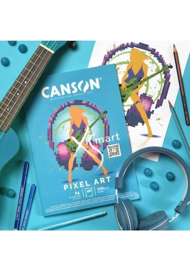 Canson Xsmart Pıxel Art A4 120g 40 Sayfa