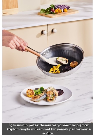 Karaca  Powersteel 5Ply 316+ İndüksiyon Tabanlı 7 Parça Çelik Tencere Seti