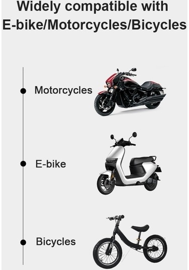 Wondernest Motosiklet Güneşlik Yağmurluk Geçirmez Cep Telefonu Tutucu, Şarj Aynalı 5v-2a Std