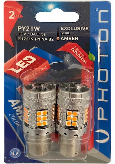 Photon P21W Turuncu Fanlı Blister