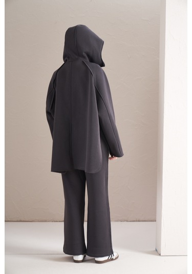 3 İplik Şardonlu Eşofman Antrasit Antrasit