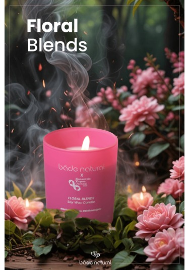 Bade Natural Soya Mumu Floral Blends %100 Doğal Ve Vegan