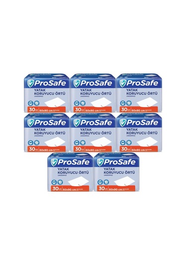 Prosafe Hasta Alt Açma Yatak Koruyucu Örtü 60 90cm 240 Adet 8pk 30