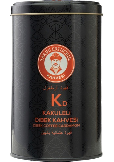 Tarihi Ertuğrul Kahvesi Kakuleli Dibek Kahvesi Teneke 250 G