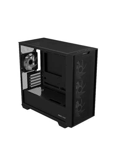 Asus A21 Plus ARGB Temperli Cam mATX Mid Tower Gaming Kasa Siyah