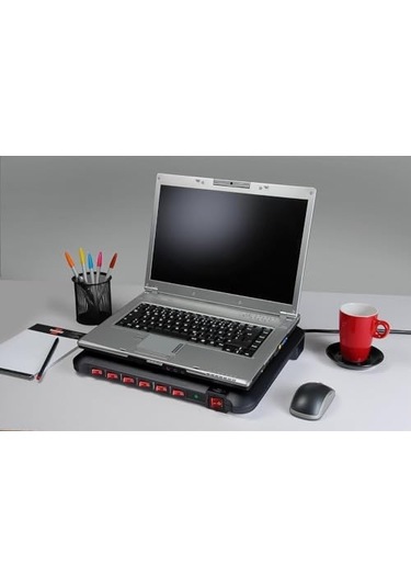 Eco-line Comfort Güvenlik Anahtarlı 6'lı Uzatma Priz 12