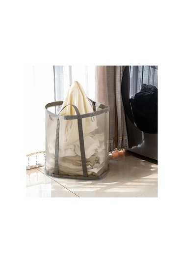 Pazly Suntek Gri Katlanır Çamaşır Sepeti - Basit Ve Pratik Kirli Çamaşır Deposu Diğer