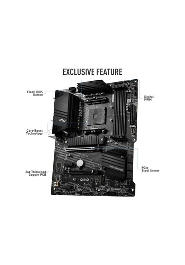 Msı B550-a Pro Amd Am4 Ddr4 Atx Anakart