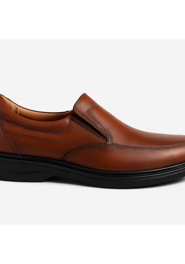 Growish Gr0210 Hakiki Yumuşak Deri Jel Destekli Poli Taban Comfort Erkek Günlük Ayakkabı Kahverengi