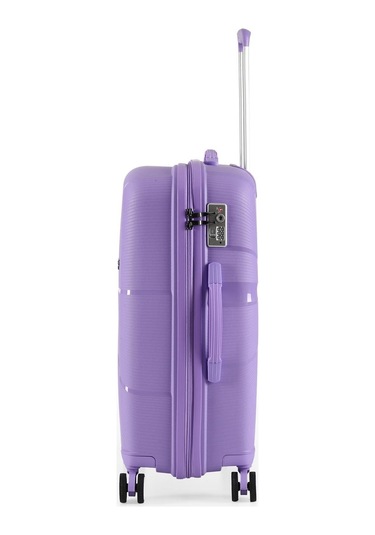 Ççs 5264 Polipropilen Büyük Boy Valiz Mor