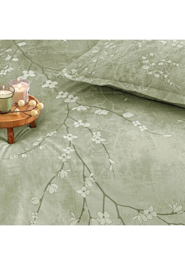 Özdilek Çift Kişilik Ranforce Nevresim Takımı White Sakura Çok Renkli