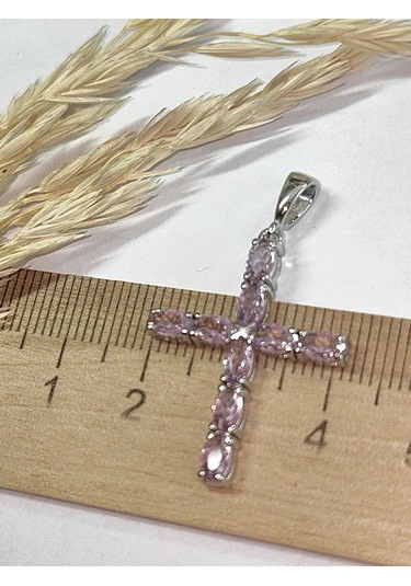 Sılver Whale 925 Ayar Gümüş Pandantif 417315501 Pembe